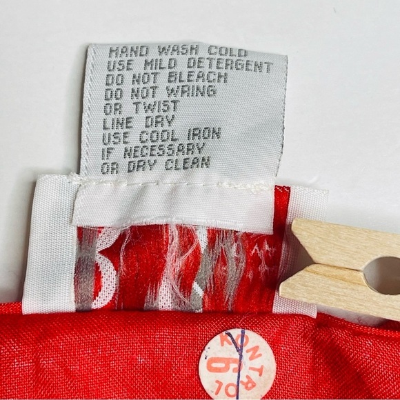 Vintage Floral Maxi Shift Dress‎ Womens Plus Size 20 Red Tulip Rayon Sleeveless - Picture 4 of 8